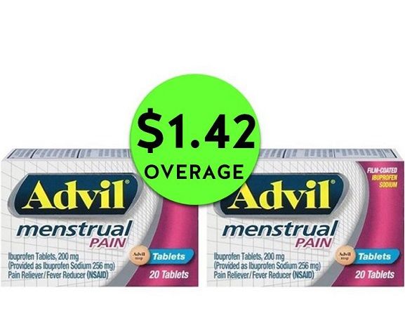 Be Pain FREE with TWO (2!) FREE + $1.42 OVERAGE Advil Menstrual Pain Relief Tablets at Publix! ~ Ends Friday!