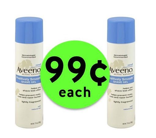 Get a Smooth Shave with 99¢ Aveeno Positively Smooth Shave Gel {Reg. $4} at Publix! ~ Ends Sunday!