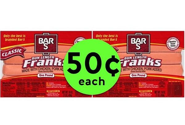Fire Up the Grill for 50¢ Bar-S Franks at Publix! ~ Going On Now!