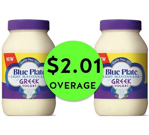 Nab $2.01 OVERAGE on Blue Plate Light Mayonnaise with Greek Yogurt at Publix! ~ Starts Weds./Thurs.!