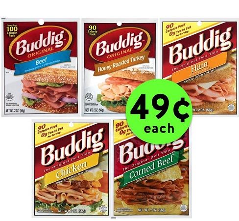 Get Lunch Ready with 49¢ Buddig Original Lunch Meat Publix! ~ Right Now!