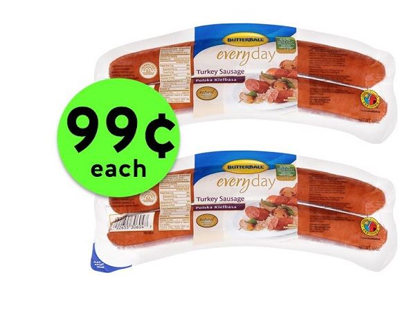 Fry Up 99¢ Butterball Turkey Smoked Sausage at Publix! ~ Going On Now!