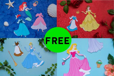 FREE Disney Paper Doll Round Up!