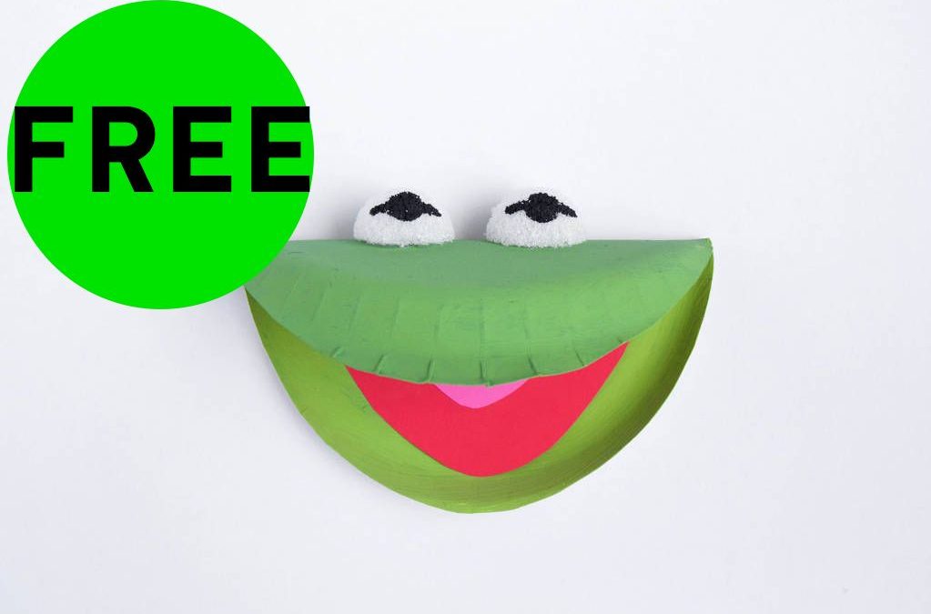 FREE Kermit the Frog Printable Plate!