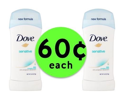 Nab Dove Deodorant Sticks ONLY 60¢ Each at Publix! ~ Starts Today!