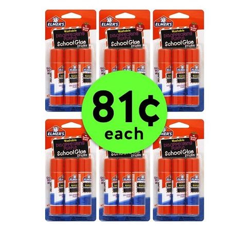 Pick Up 81¢ Elmer's Glue Stick 3 Packs at Publix! ~ Ad Starts Today!