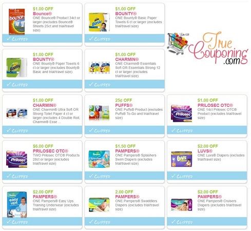 These Seventeen (17!) P&G Coupons DISAPPEAR Saturday! ~ PRINT NOW Before They're Gone!