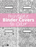 Get The Best FREE Printable Binder Covers For Your School Binders