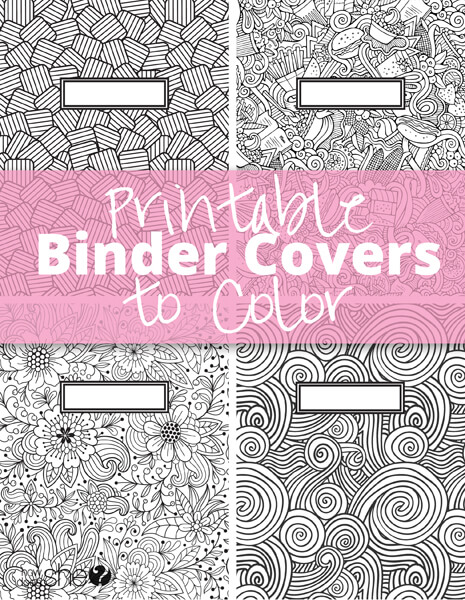 FREE Printable Binder Covers