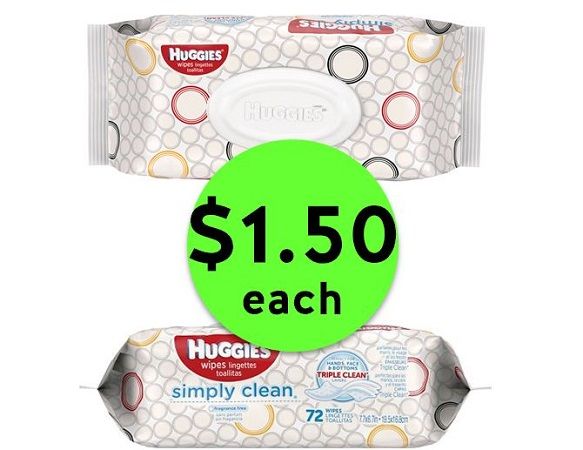 Clean Up with $1.50 Huggies Baby Wipes at Publix! ~ Ends Today!