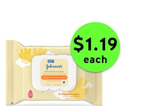 Get Your Babies Clean with $1.19 Johnson's Hand & Face Wipes at Publix! ~ Going On Now!