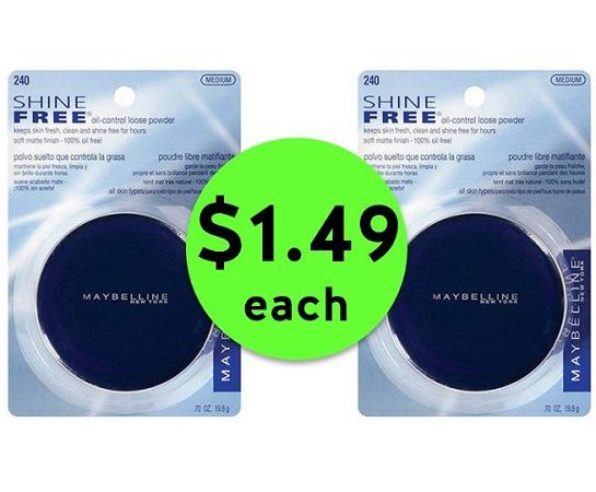Get Shine Free with $1.49 Maybelline Shine Free Loose Powder at CVS! ~ Ad Starts Sunday!