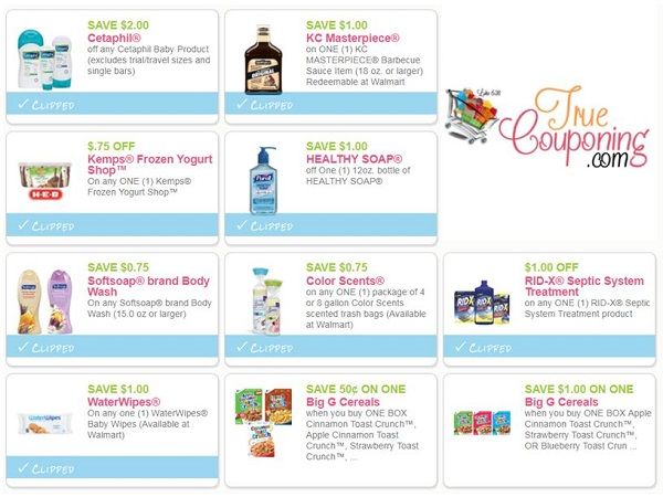EIGHT (8!) **NEW** Coupons to Save on Cetaphil Baby, Purell, Softsoap & More!