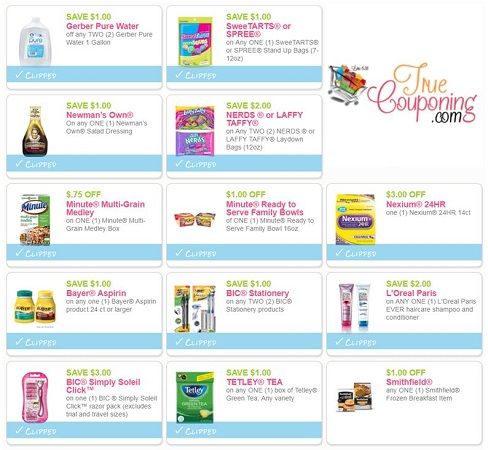 Get Quick to Print These Twelve (12!) NEW Coupons! Save on Tea, Rice, Candy, Razors & More!