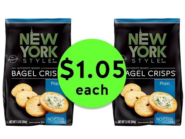 WOOHOO! New York Bagel Crisps Bags are ONLY $1.05 Each at Publix! ~ Ends Tues/Weds