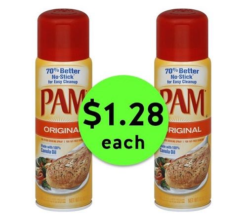 Get Easy Cleanup with $1.28 Pam Cooking Spray at Publix! ~ Starts Weds/Thurs!