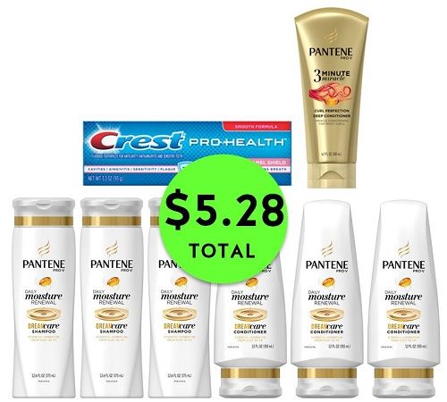 Don't Miss SEVEN (7!) Pantene Hair Care & ONE (1!) Crest Toothpaste for JUST $5.28 Total at CVS! ~ Ends Saturday!