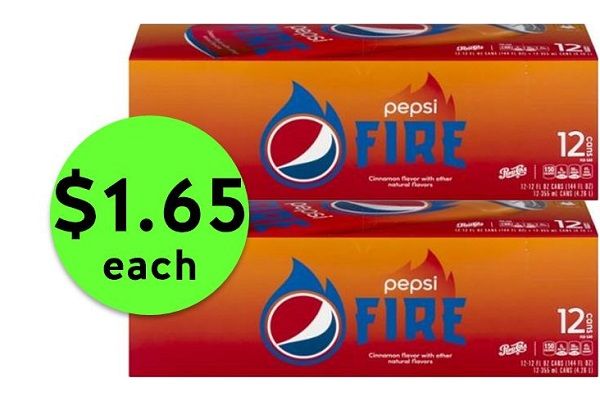 CRAZY Deal on Pepsi Fire 12 Packs ONLY $1.65 Each at Publix! ~ Going On Now!