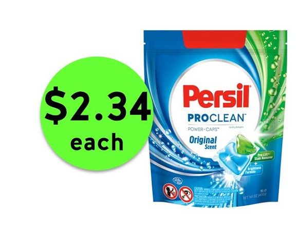 Nab Persil Power Caps Detergent Pacs ONLY $2.34 Each at CVS! ~ Happening Right Now!