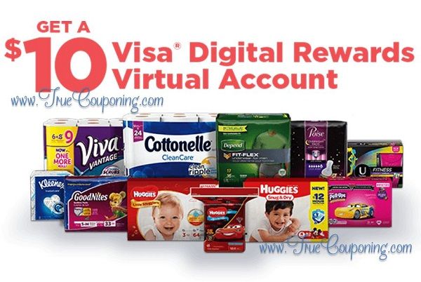 FREE $10 Visa Digital Rewards wyb $30 of Select Kimberly-Clark Products at Publix! (Valid 7/16 – 7/29)