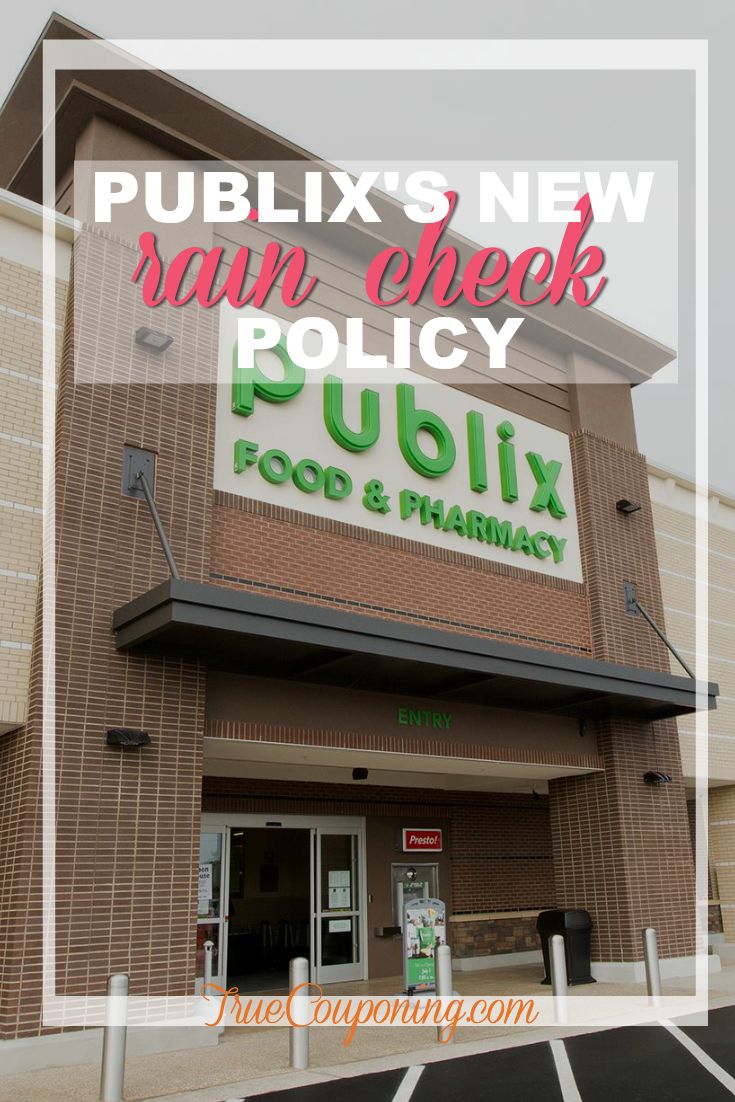 What\'s The Drama With The NEW Publix Rain Check Policy?