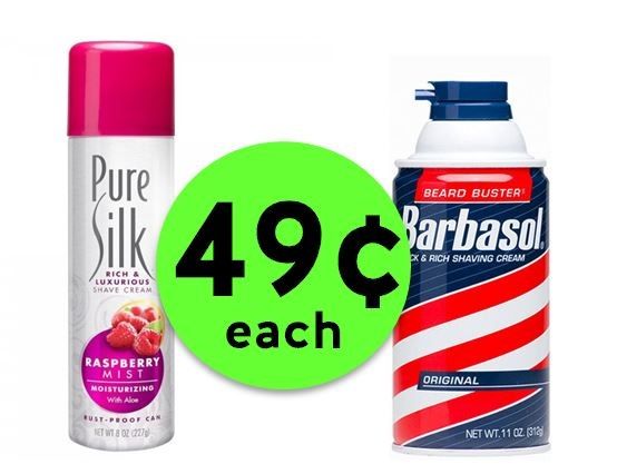 Get a Smooth Shave with 49¢ Barbasol or Pure Silk Shave Cream at CVS! ~ Starts Sunday!