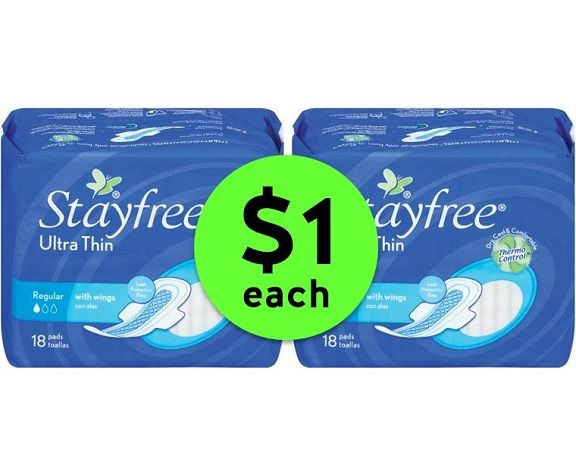 Stock Up on $1 Stayfree Feminine Products at Publix! ~ Starts Weds/Thurs!