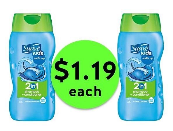 There's No Crying Over $1.19 Tear Free Suave Kids Hair Care at Publix! ~ Ends Friday!