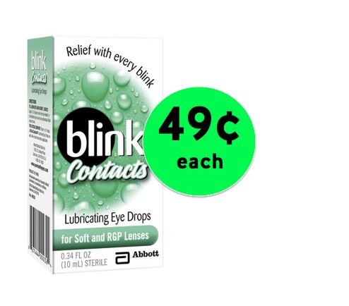 No More Dry Eyes! Pick Up Blink Lubricating Eye Drops Only 49¢ Each at Walgreens! ~ Right Now!