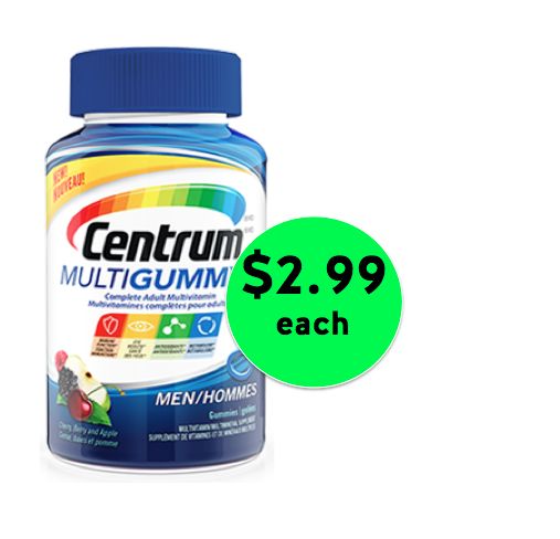 For Your Health! Pick Up Centrum MultiGummies Vitamins Only $2.99 Each at Walgreens! ~ Right Now!