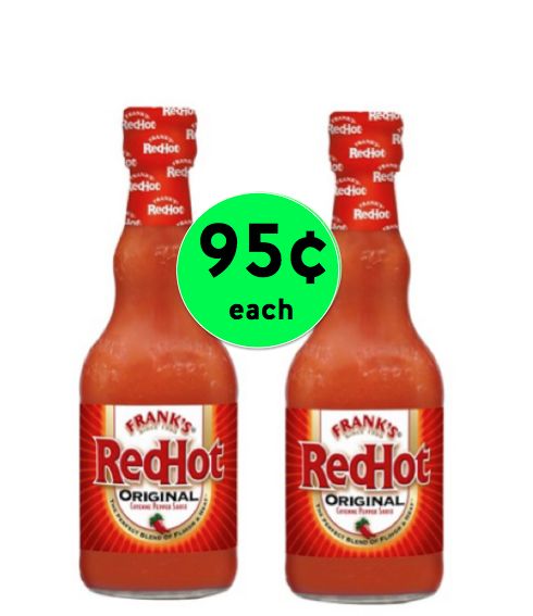 Bring On the Heat with Frank's RedHot Sauce Only 95¢ Each at Winn Dixie! ~Starts Today!
