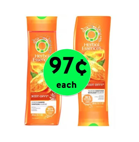 TWO (2!) Herbal Essences Hair Care ONLY 97¢ Each at Walgreens! ~ Right Now!