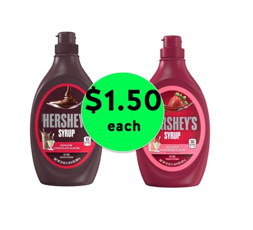 Make Life Sweeter with Hershey's Syrup Only $1.50 Each at Winn Dixie! ~ Going on Now!