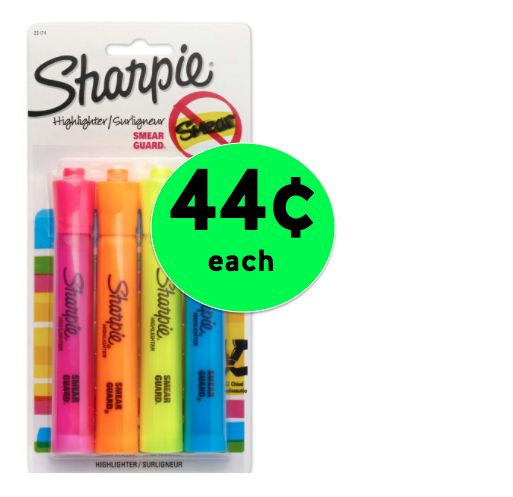Sharpie Highlighter Packs Only 44¢ Each at Walgreens! ~ Starts Sunday!
