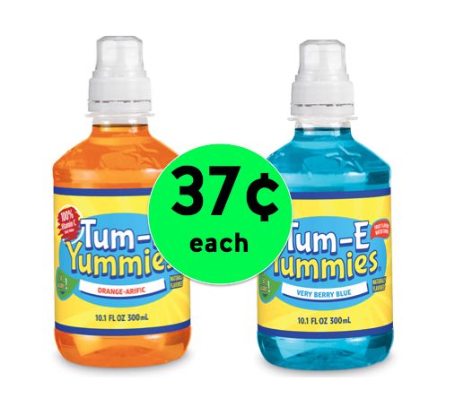 Pick Up Tum-E Yummies Fruit Flavored Drinks Only 37¢ Each Right Now at  Walmart!