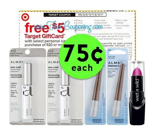 Plump & Define with 75¢ Almay Eye Cosmetics & Wet N Wild Lipstick at Target! ~ Ends Saturday!