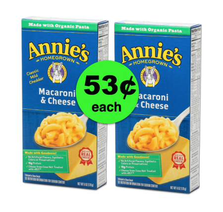 This one’s for the kiddos! Annie’s Macaroni & Cheese For Just 53¢ at Publix ~ Ends Tues/Weds!
