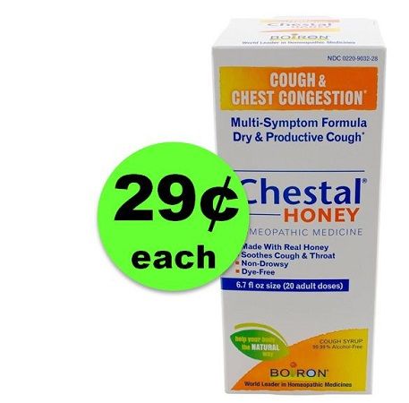 Stock Up on 29¢ Boiron Chestal Natural Cough & Congestion Syrup {Reg. $8.99} at Target! ~ Right Now!