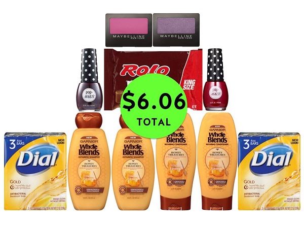 For Only $6.06 TOTAL, Get (1) Candy Bar, (2) Nail Polishes, (2) Eyeshadows, (2) Hand or Bar Soaps & (4) Hair Care This Week at CVS!
