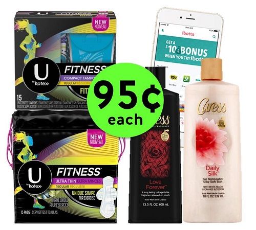 Nab (2) U by Kotex Fitness Products & (2) Caress Body Washes JUST 95¢ Each with Ibotta Rebates at Publix! ~ Starts Saturday!