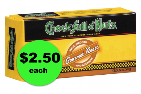 Care For Some Coffee? Chockfull o’ Nuts is Only $2.50 at Publix ~ Ad Starts Today!