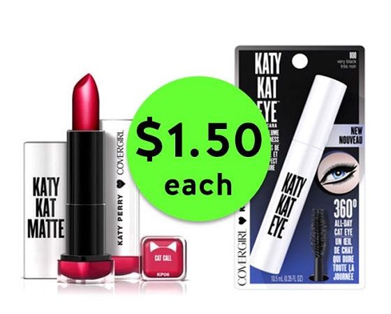 Select CoverGirl Katy Kat Lip or Eye Products ONLY $1.50 Each at CVS! ~ Going On Now!