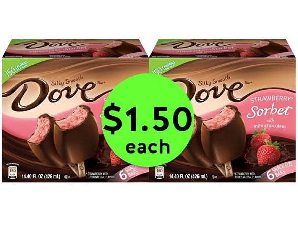 Get Ready for $1.50 Dove Ice Cream or Sorbet Bars at Publix! ~ Starts Weds/Thurs!
