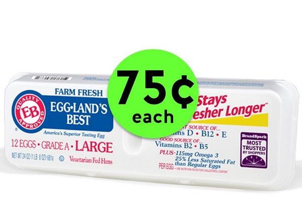 Eggstraordinary! Eggland’s Best Large Dozen Eggs ONLY 75¢ Each at Publix! ~ Happening NOW!