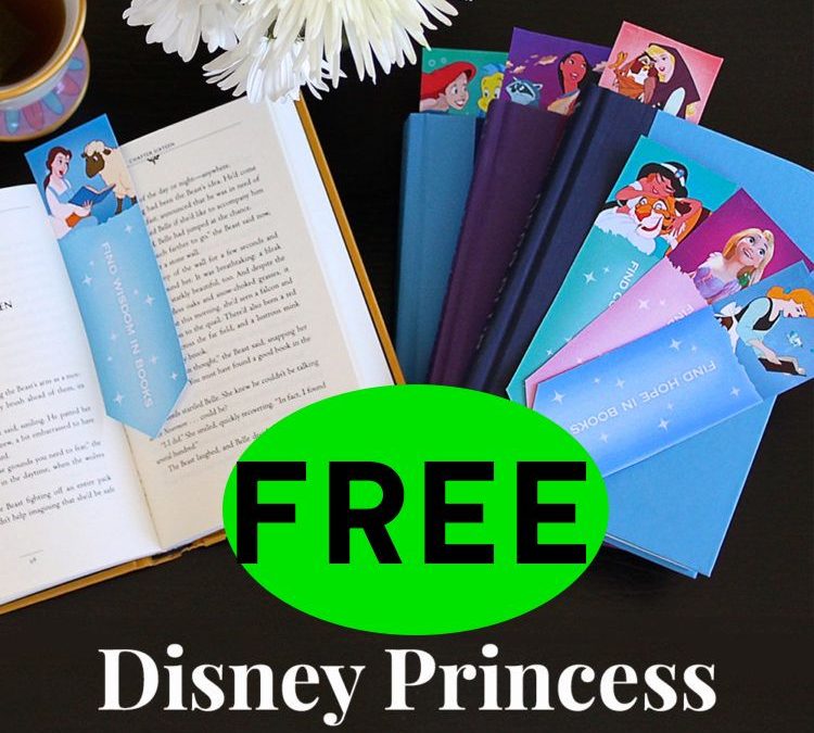 FREE Disney Princesses Bookmarks!