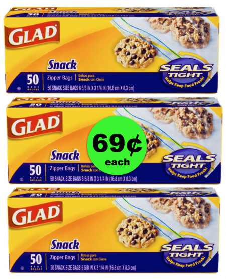 Pack Those Lunches! Glad Snack Bags Are Only 69¢ at Publix ~ Happening Right Now!