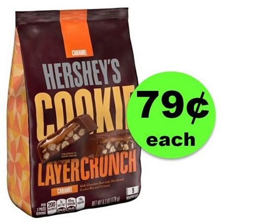 CHOCOLATE Alert! Hershey's Cookie Layer Crunch Candy ONLY 79¢ Each at CVS! ~ Ad Starts Today!