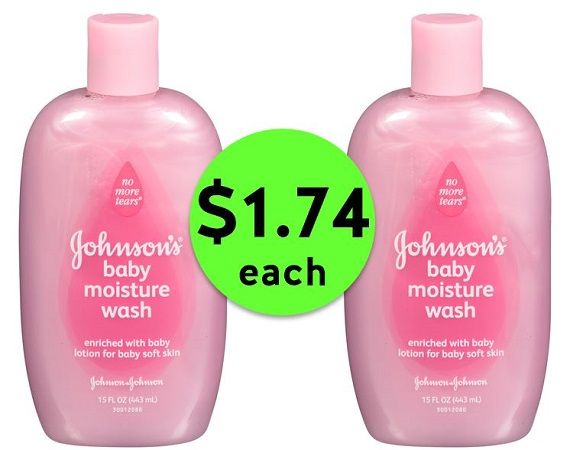 Moisturize & Wash with $1.74 Johnson’s Baby Moisture Care Wash at CVS! ~ This Week!