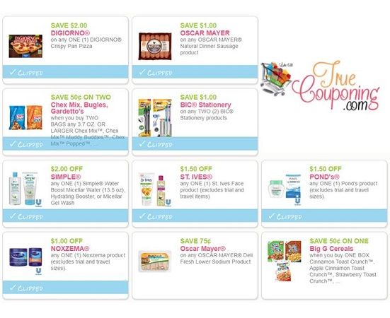 Print the NEW EIGHT (8!) Coupons for DiGiorno, Bic, St. Ives, Pond's & More!