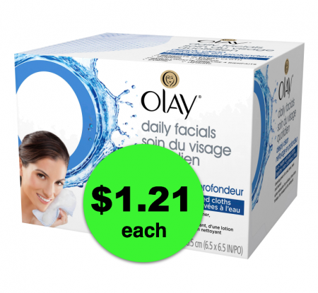 Here’s a Time Saving Beauty Product for YOU! Olay Daily Facials Only $1.21 (Reg. $6+) at Publix! ~ Starts Weds/Thurs!